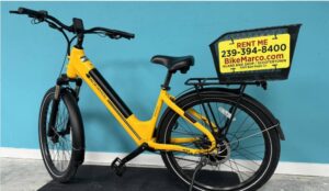 Image of an eBike all equipped and ready to roll