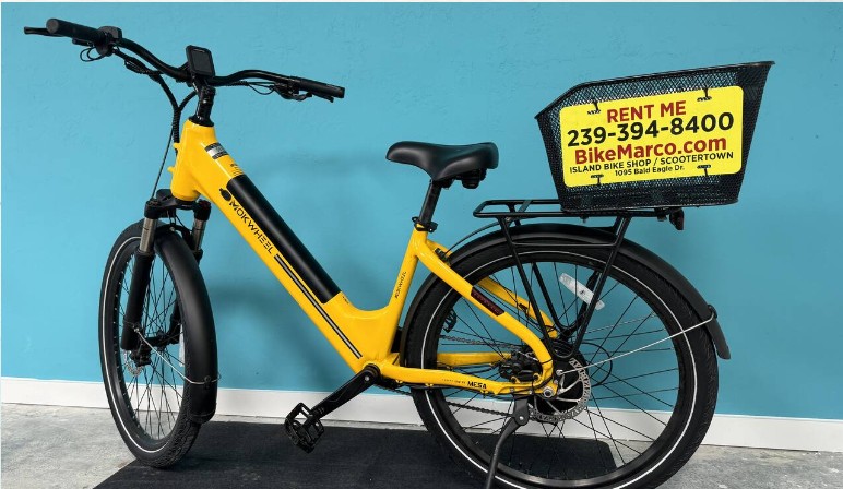 Image of an eBike all equipped and ready to roll