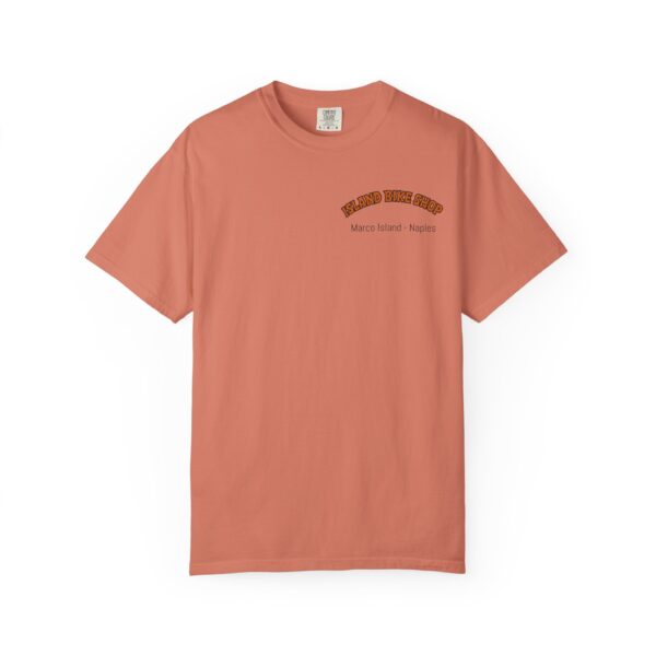 Island Bike Shop Unisex Garment-Dyed T-shirt - Image 5