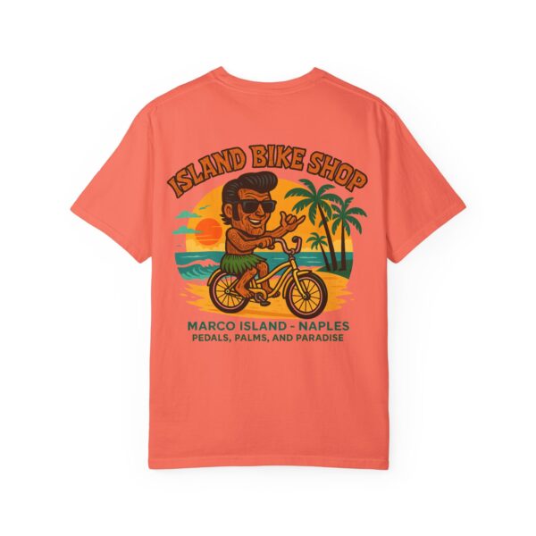 Island Bike Shop Unisex Garment-Dyed T-shirt - Image 14