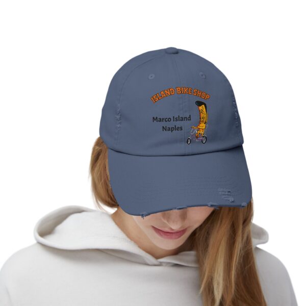 Island Bike Shop Unisex Distressed Cap - Image 18
