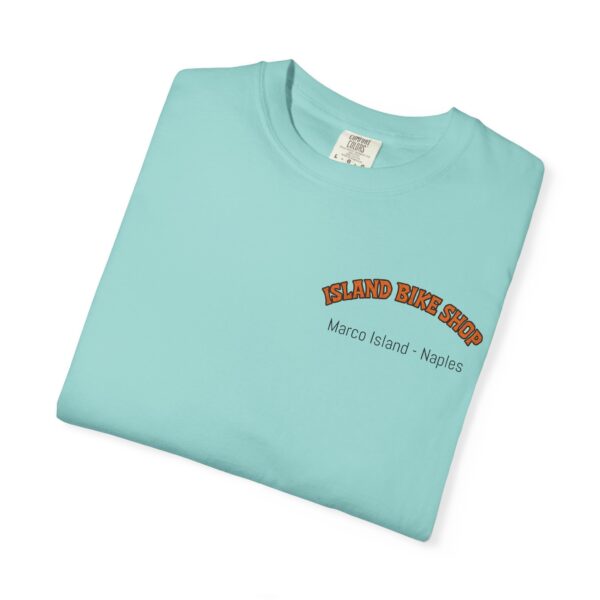 Island Bike Shop Unisex Garment-Dyed T-shirt - Image 35