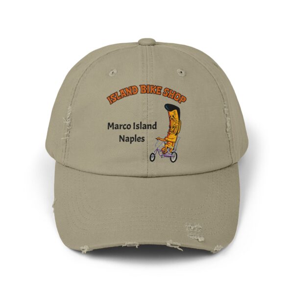 Island Bike Shop Unisex Distressed Cap - Image 11
