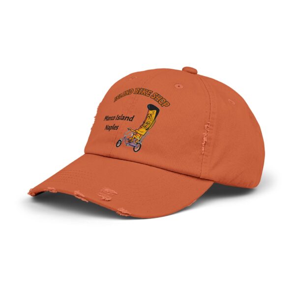 Island Bike Shop Unisex Distressed Cap - Image 8