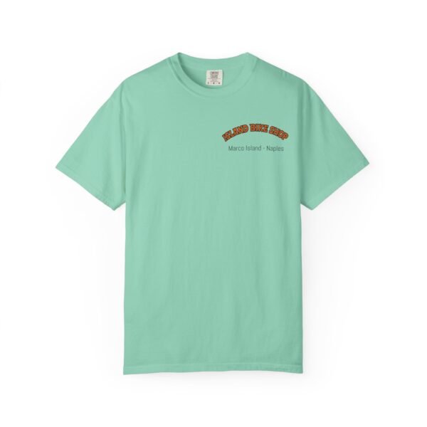 Island Bike Shop Unisex Garment-Dyed T-shirt - Image 29