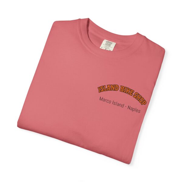 Island Bike Shop Unisex Garment-Dyed T-shirt - Image 59
