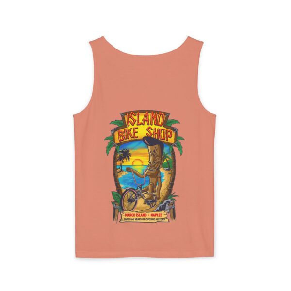 Unisex Garment-Dyed Island Bike Shop Tank Top - Image 52
