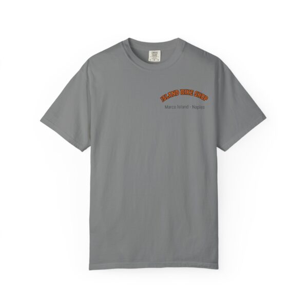 Island Bike Shop Unisex Garment-Dyed T-shirt - Image 21