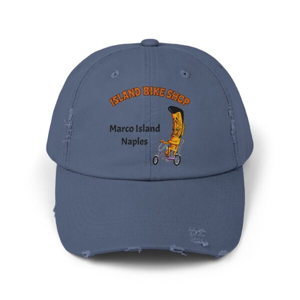 Island Bike Shop Unisex Distressed Cap - Image 15