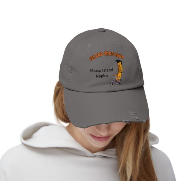 Island Bike Shop Unisex Distressed Cap - Image 23