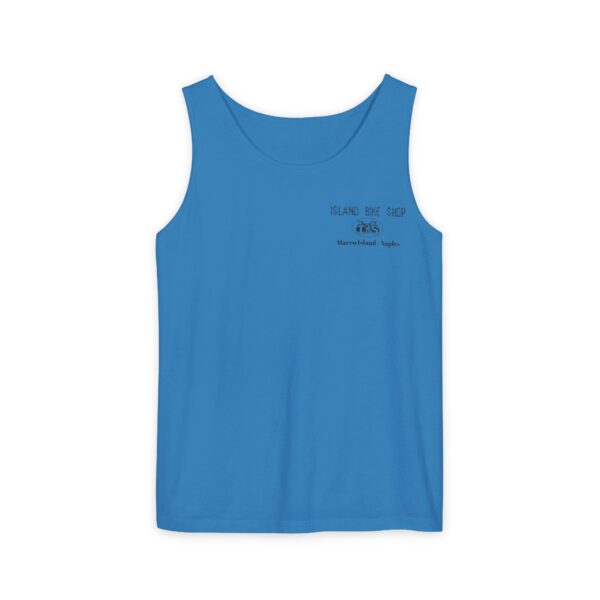 Unisex Garment-Dyed Island Bike Shop Tank Top - Image 31