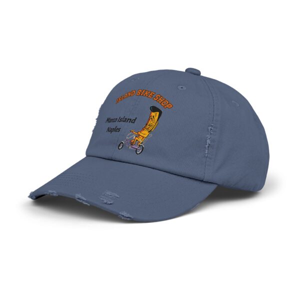Island Bike Shop Unisex Distressed Cap - Image 16