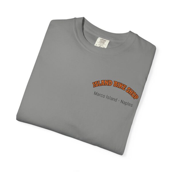 Island Bike Shop Unisex Garment-Dyed T-shirt - Image 51