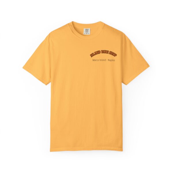 Island Bike Shop Unisex Garment-Dyed T-shirt - Image 17