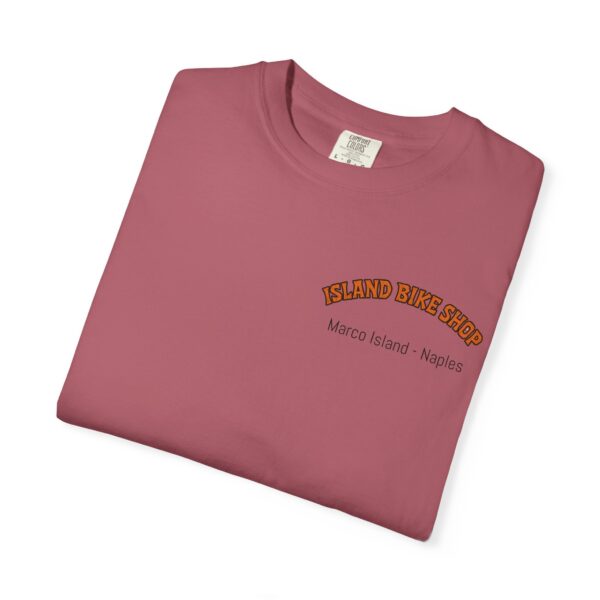 Island Bike Shop Unisex Garment-Dyed T-shirt - Image 3