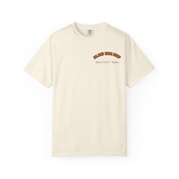 Island Bike Shop Unisex Garment-Dyed T-shirt - Image 13