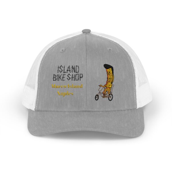 Embroidered  Island Bike Shop Snapback Trucker Cap - Image 18