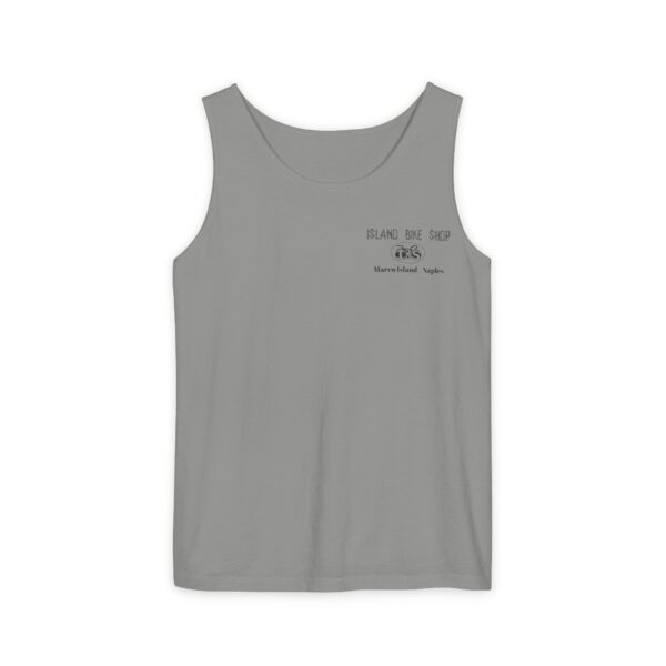Unisex Garment-Dyed Island Bike Shop Tank Top - Image 67