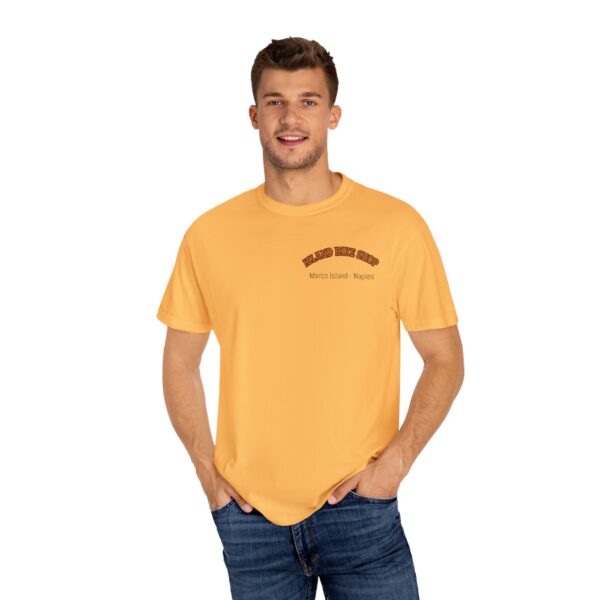Island Bike Shop Unisex Garment-Dyed T-shirt - Image 20