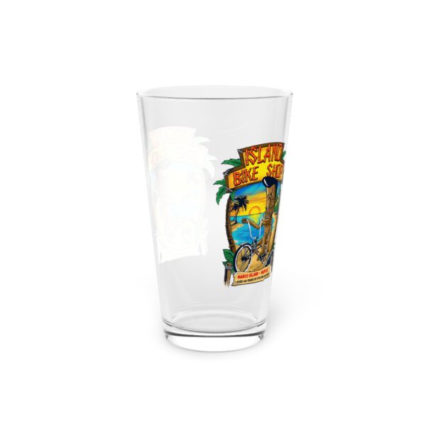 Pint Glass - Island Bike Shop Style - Image 3