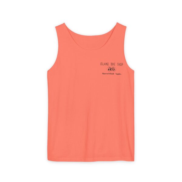 Unisex Garment-Dyed Island Bike Shop Tank Top - Image 11
