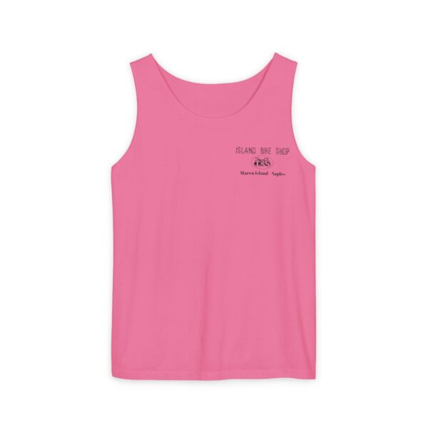 Unisex Garment-Dyed Island Bike Shop Tank Top - Image 41