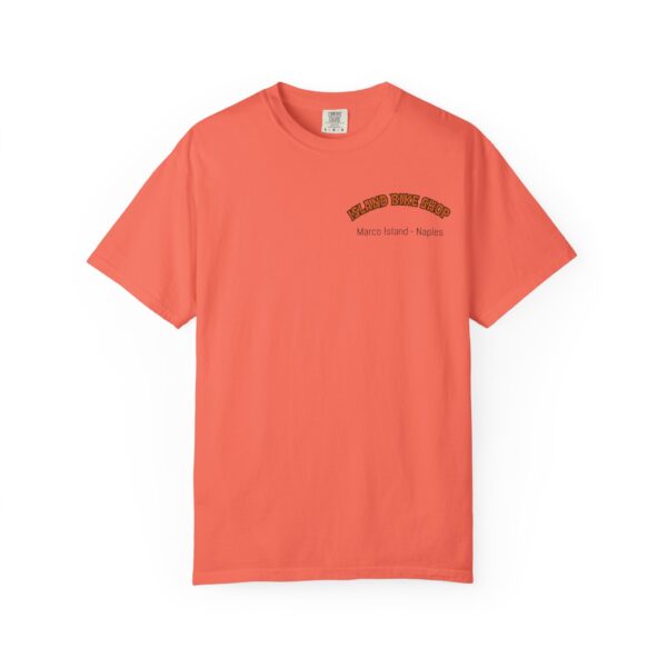 Island Bike Shop Unisex Garment-Dyed T-shirt - Image 9