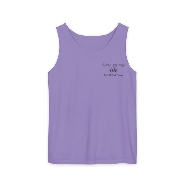 Unisex Garment-Dyed Island Bike Shop Tank Top - Image 71