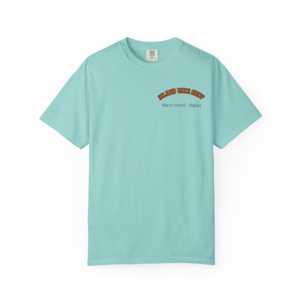 Island Bike Shop Unisex Garment-Dyed T-shirt - Image 33