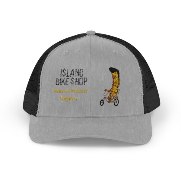 Embroidered  Island Bike Shop Snapback Trucker Cap