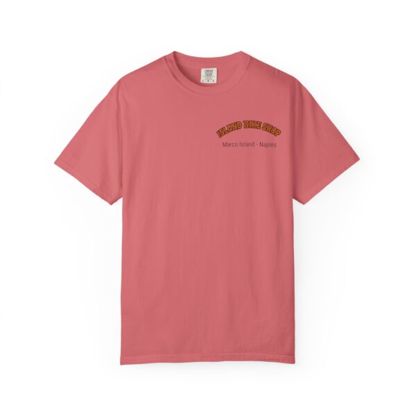 Island Bike Shop Unisex Garment-Dyed T-shirt - Image 57