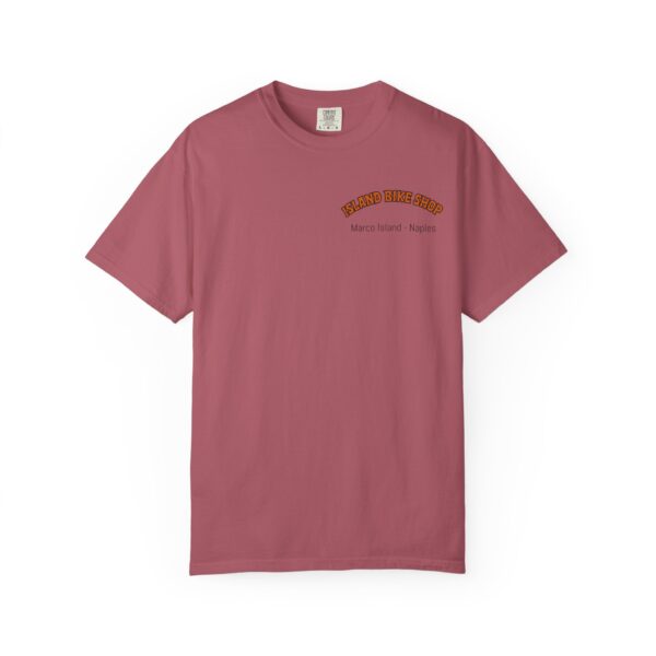 Island Bike Shop Unisex Garment-Dyed T-shirt - Image 5
