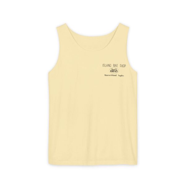 Unisex Garment-Dyed Island Bike Shop Tank Top - Image 16