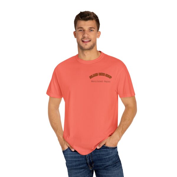 Island Bike Shop Unisex Garment-Dyed T-shirt - Image 12