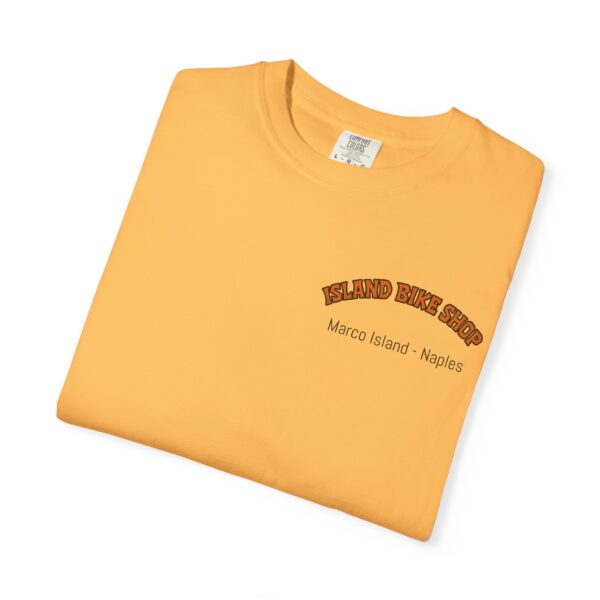 Island Bike Shop Unisex Garment-Dyed T-shirt - Image 19