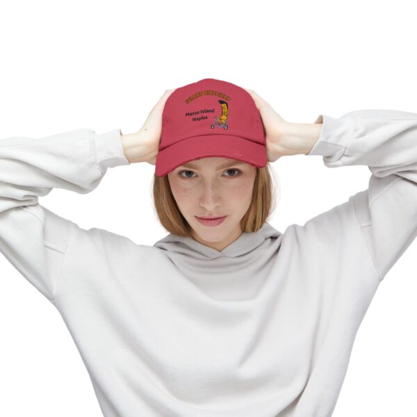 Island Bike Shop Unisex Distressed Cap - Image 32