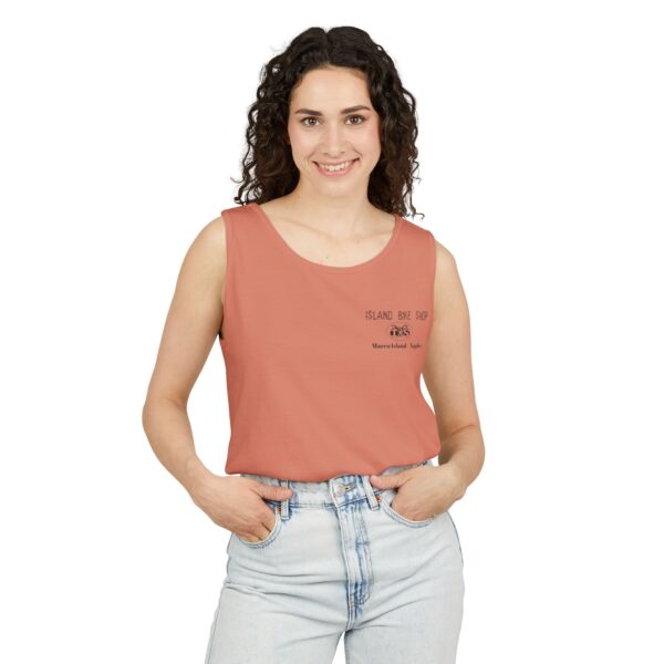 Unisex Garment-Dyed Island Bike Shop Tank Top - Image 53