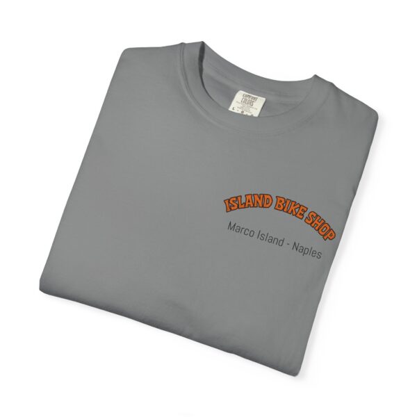 Island Bike Shop Unisex Garment-Dyed T-shirt - Image 23