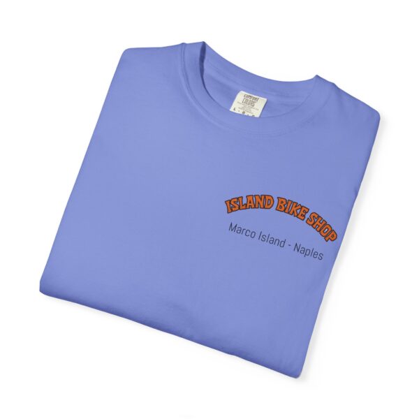 Island Bike Shop Unisex Garment-Dyed T-shirt - Image 47