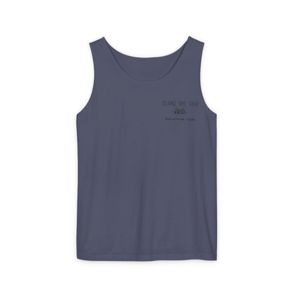 Unisex Garment-Dyed Island Bike Shop Tank Top - Image 36