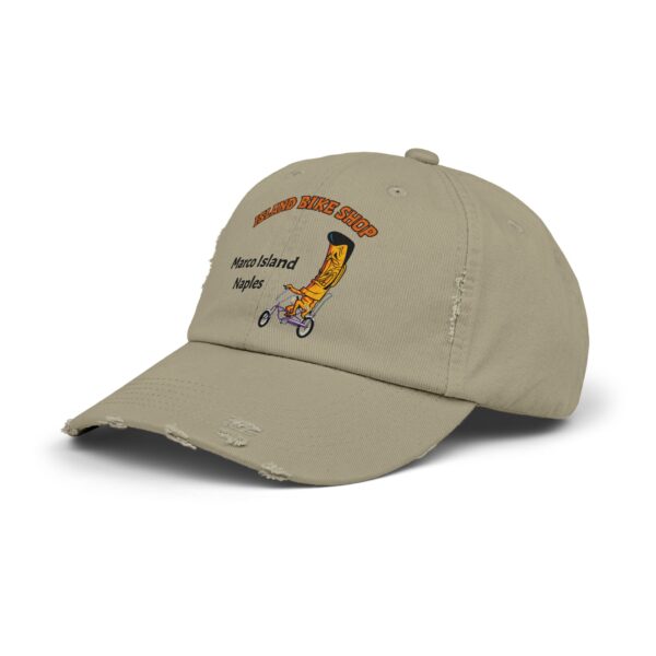 Island Bike Shop Unisex Distressed Cap - Image 12
