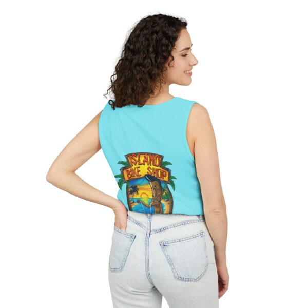 Unisex Garment-Dyed Island Bike Shop Tank Top - Image 66