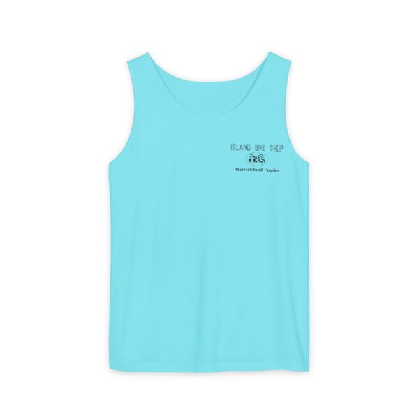 Unisex Garment-Dyed Island Bike Shop Tank Top - Image 63