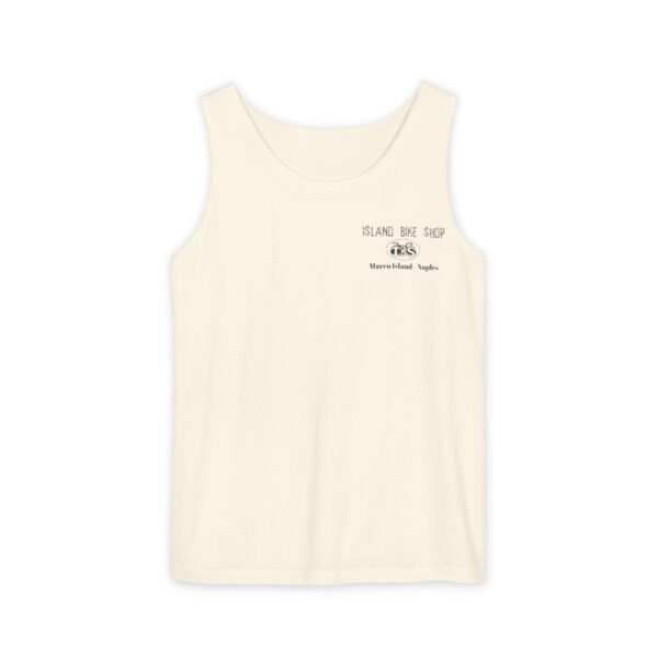 Unisex Garment-Dyed Island Bike Shop Tank Top - Image 55