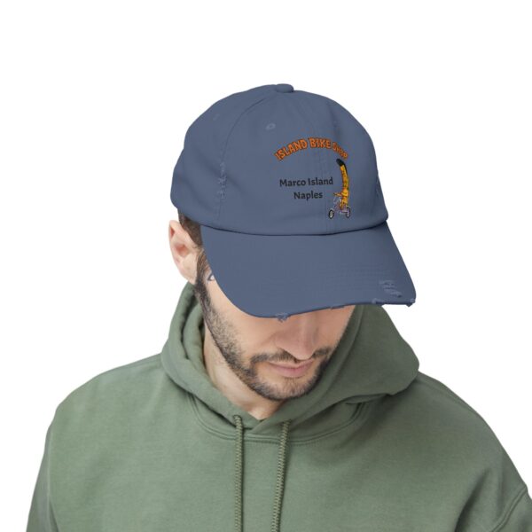 Island Bike Shop Unisex Distressed Cap - Image 19