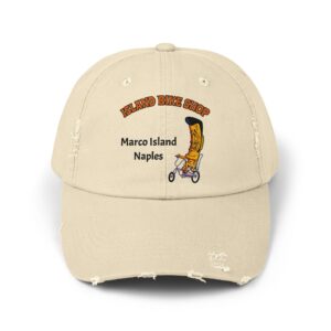 Island Bike Shop Unisex Distressed Cap