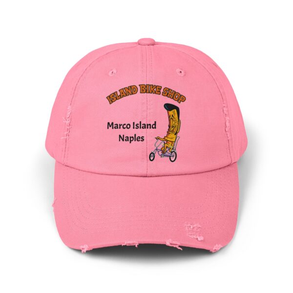 Island Bike Shop Unisex Distressed Cap - Image 24