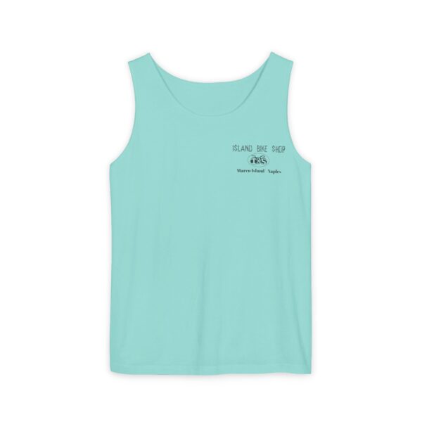 Unisex Garment-Dyed Island Bike Shop Tank Top - Image 26